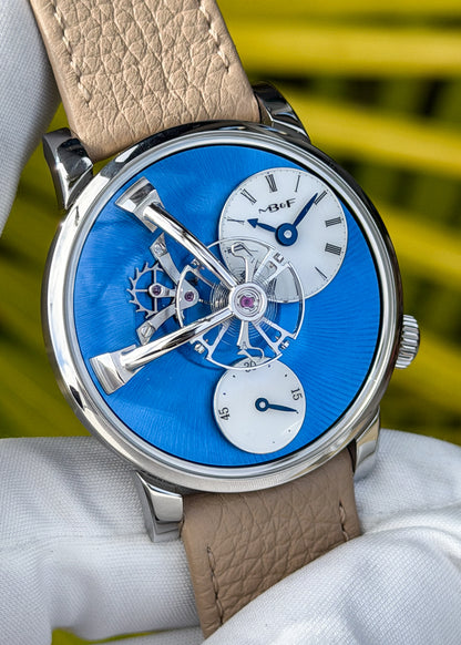 MB&F LM101 Stainless Steel Blue Dial - Serial #51A15055 (Pre-Owned)