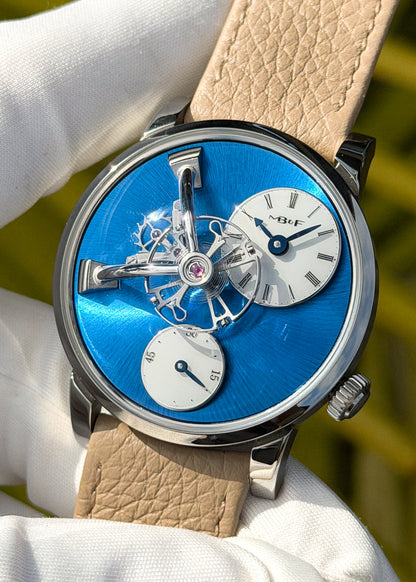 MB&F LM101 Stainless Steel Blue Dial - Serial #51A15055 (Pre-Owned)