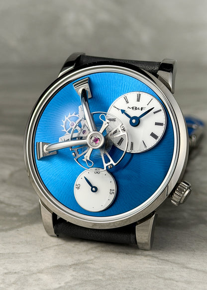 MB&F LM101 Stainless Steel Blue Dial - Serial #51A12848 (Pre-Owned)