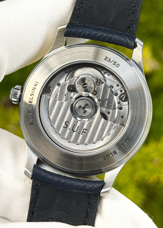 S.U.F Helsinki "180 Kelo Blue" Stainless Steel Special Edition - Serial #23/50 (Pre-Owned)