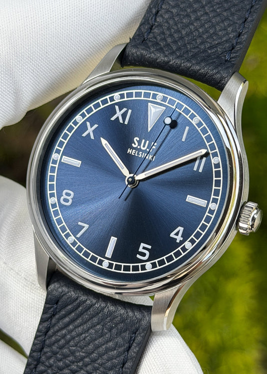S.U.F Helsinki "180 Kelo Blue" Stainless Steel Special Edition - Serial #23/50 (Pre-Owned)