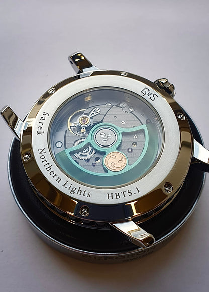 GoS x Horology By The Sea Sarek "Northern Lights" Boutique Edition w/ Green Nano-Ceramic Damascus Dial - Serial #HBTS.1 (ARRIVING JANUARY 2026)