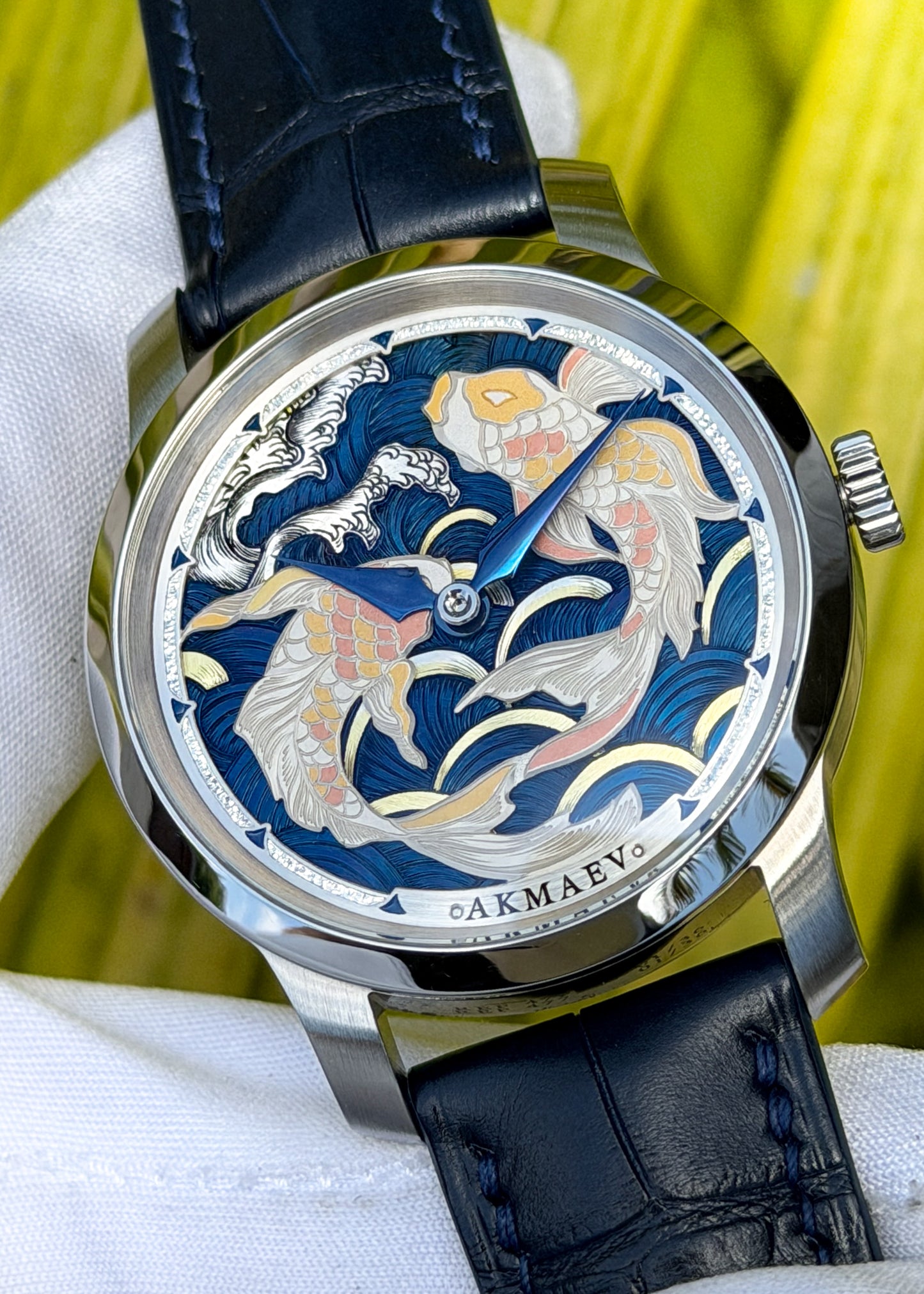 Akmaev Watches "Eternal Koi" Special Edition w/ Hand Engraved Dial - Serial #8/10 (Arriving October 2026)
