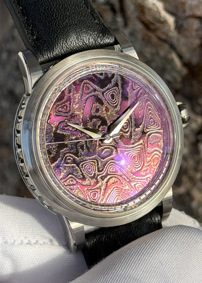 GoS Sarek "Afterglow" w/ Purple Damascus Dial - Serial #HBTS.2 (IN STOCK)