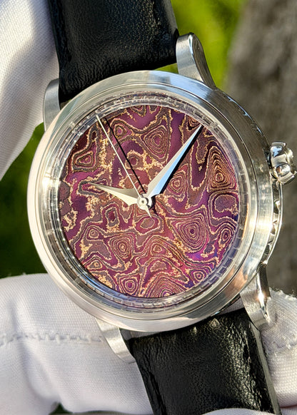 GoS Sarek "Afterglow" w/ Purple Damascus Dial - Serial #HBTS.2 (IN STOCK)