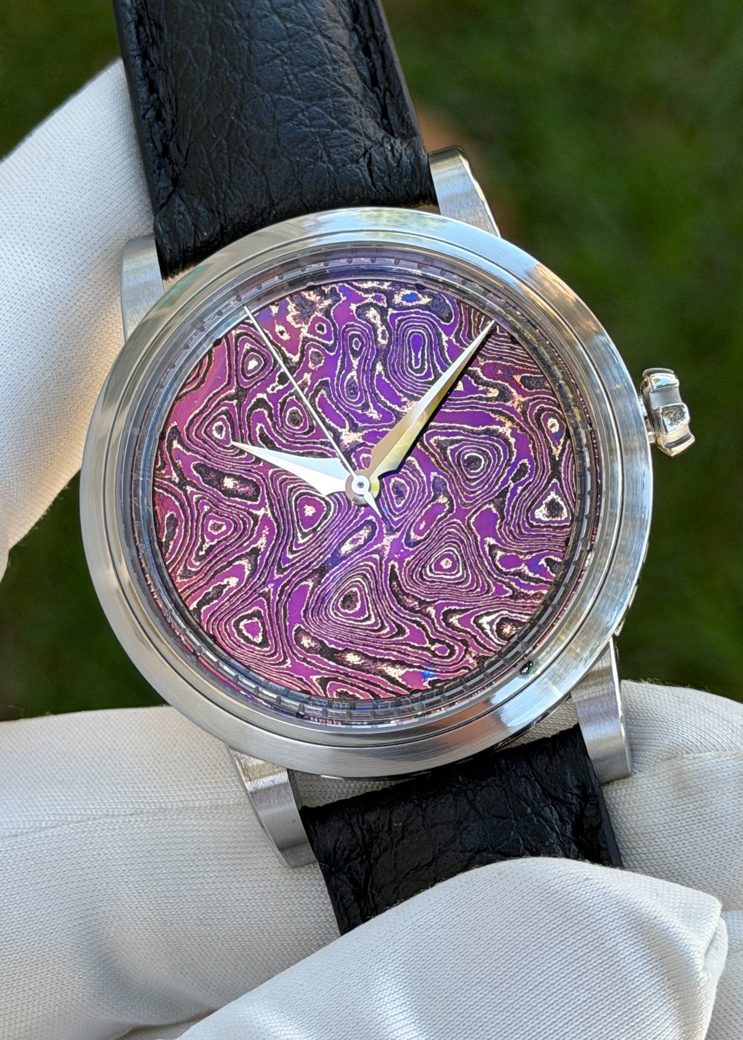 GoS Sarek "Afterglow" w/ Purple Damascus Dial - Serial #HBTS.1 (IN STOCK)