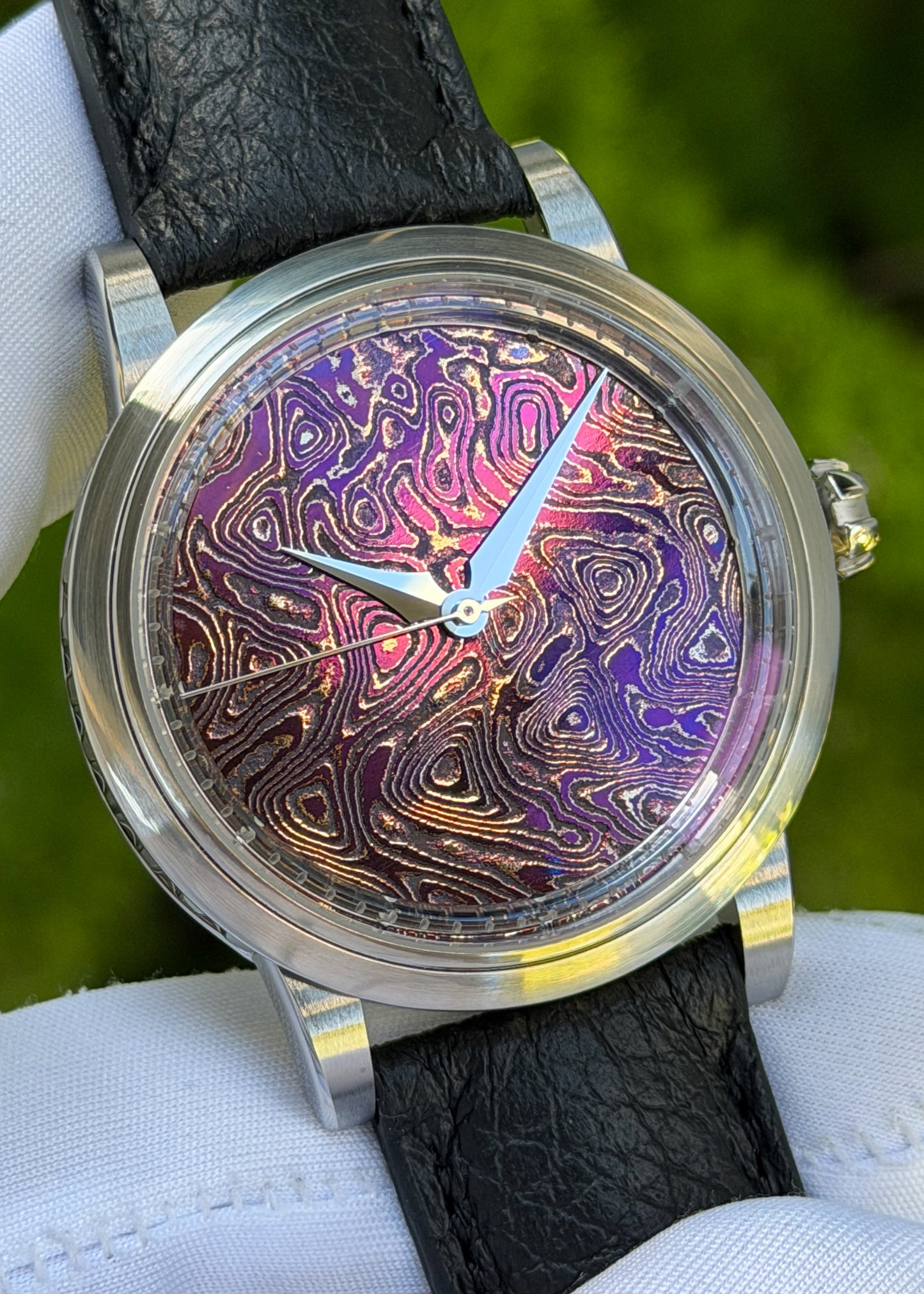 GoS Sarek "Afterglow" w/ Purple Damascus Dial - Serial #HBTS.1 (IN STOCK)