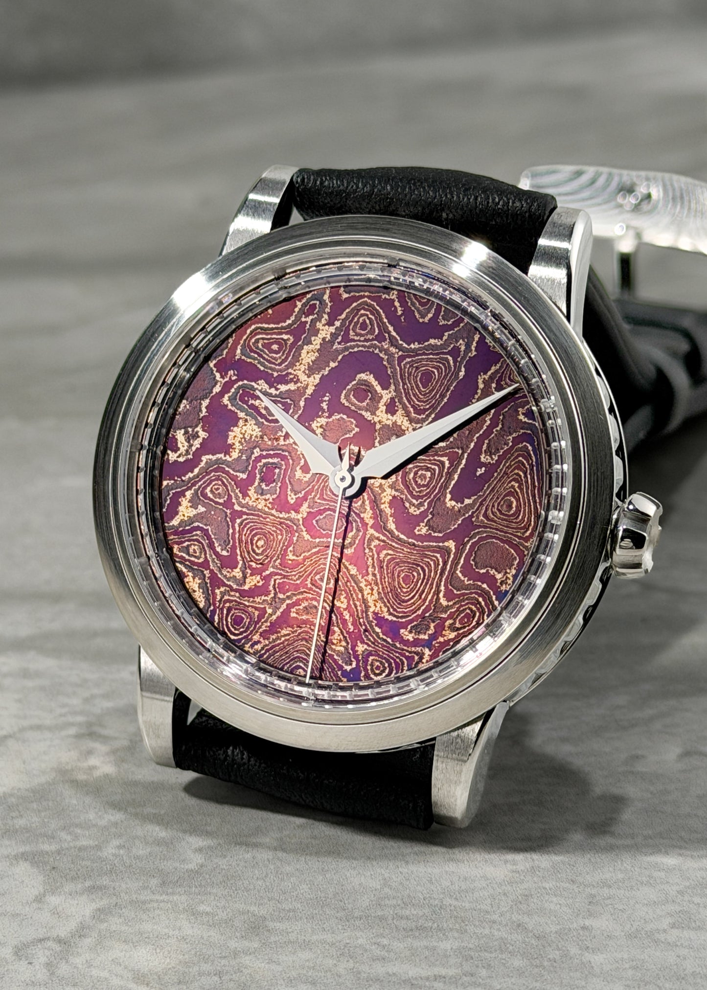 GoS Sarek "Afterglow" w/ Purple Damascus Dial - Serial #HBTS.2 (IN STOCK)