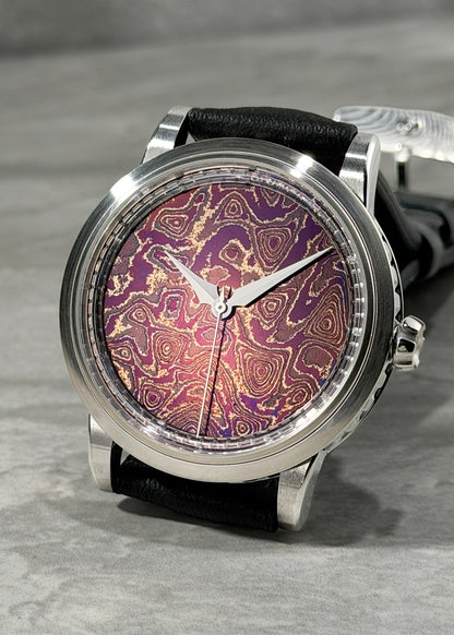 GoS Sarek "Afterglow" w/ Purple Damascus Dial - Serial #HBTS.2 (IN STOCK)