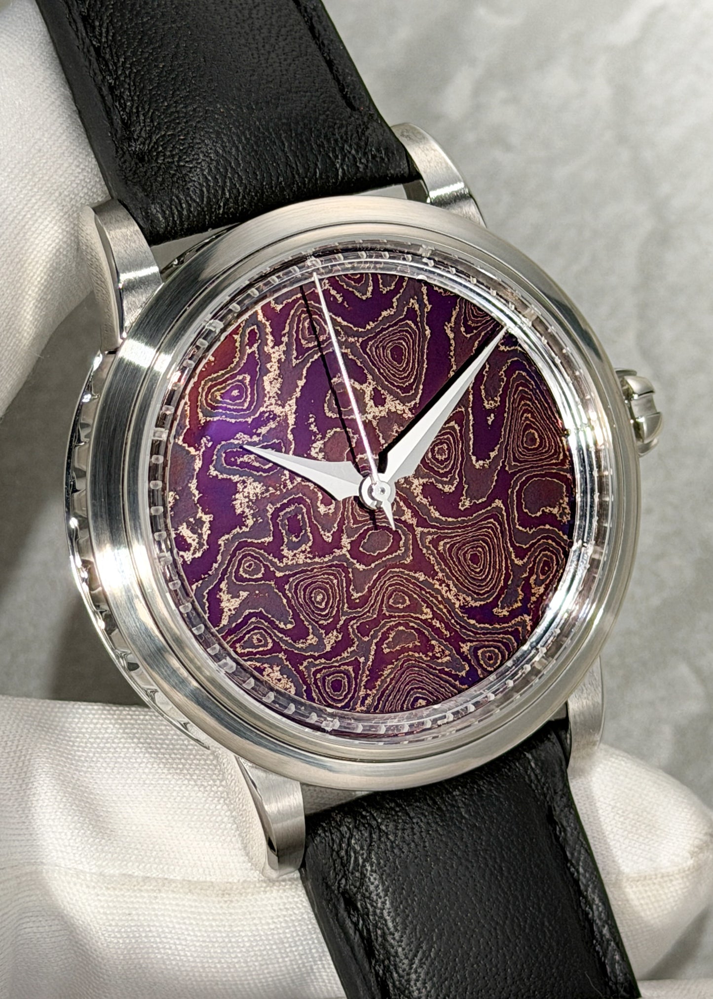 GoS Sarek "Afterglow" w/ Purple Damascus Dial - Serial #HBTS.2 (IN STOCK)