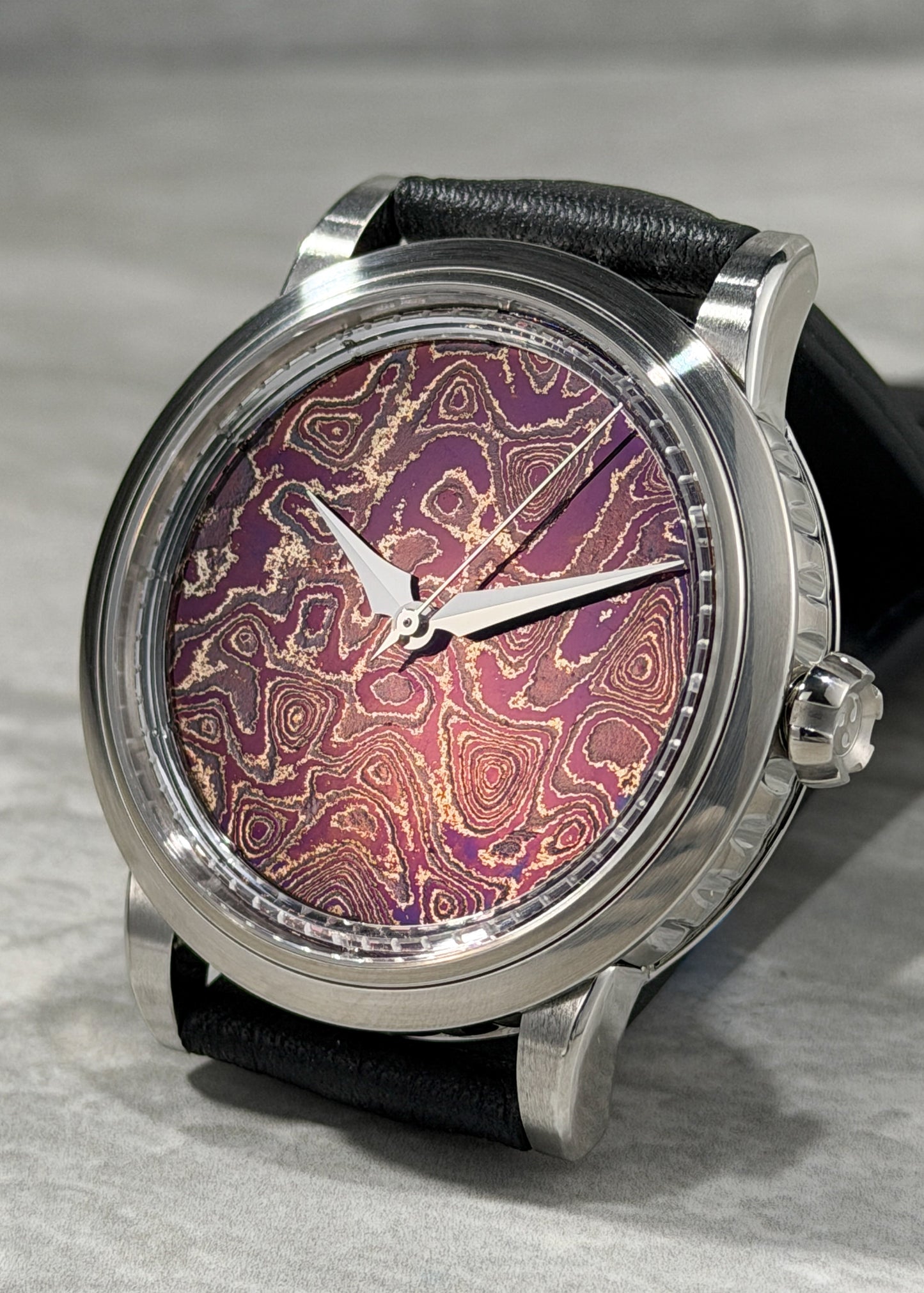 GoS Sarek "Afterglow" w/ Purple Damascus Dial - Serial #HBTS.2 (IN STOCK)