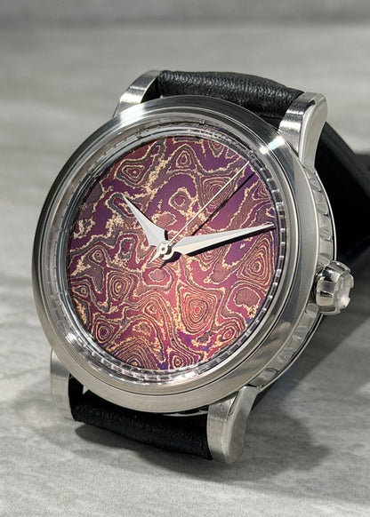 GoS Sarek "Afterglow" w/ Purple Damascus Dial - Serial #HBTS.2 (IN STOCK)
