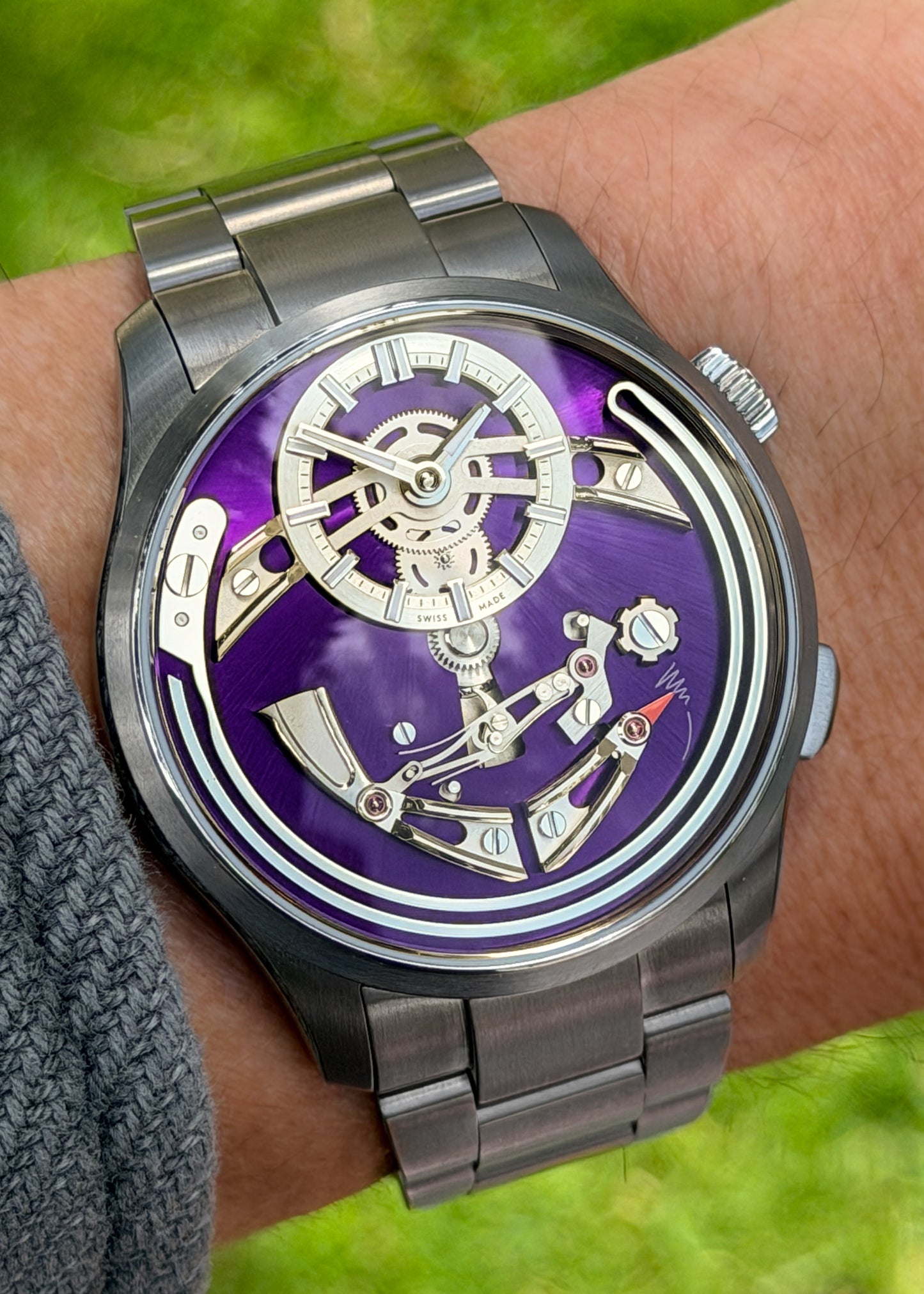 Christopher Ward C1 Bel Canto Viola w/ Titanium Bracelet - Serial #ADH-414 (Pre-Owned)
