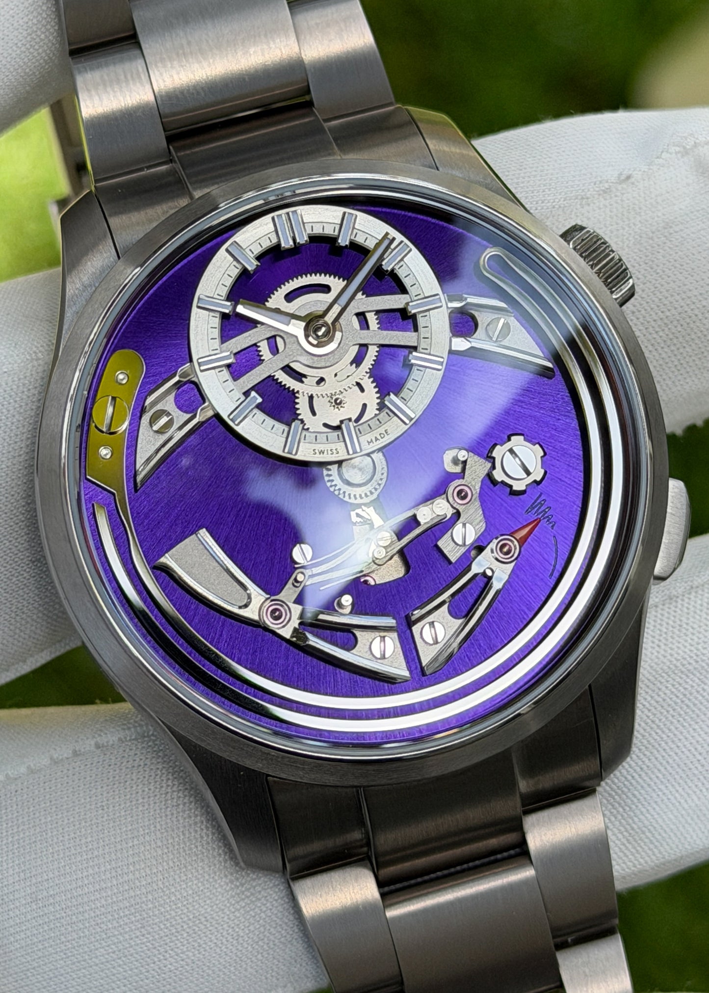 Christopher Ward C1 Bel Canto Viola w/ Titanium Bracelet - Serial #ADH-414 (Pre-Owned)