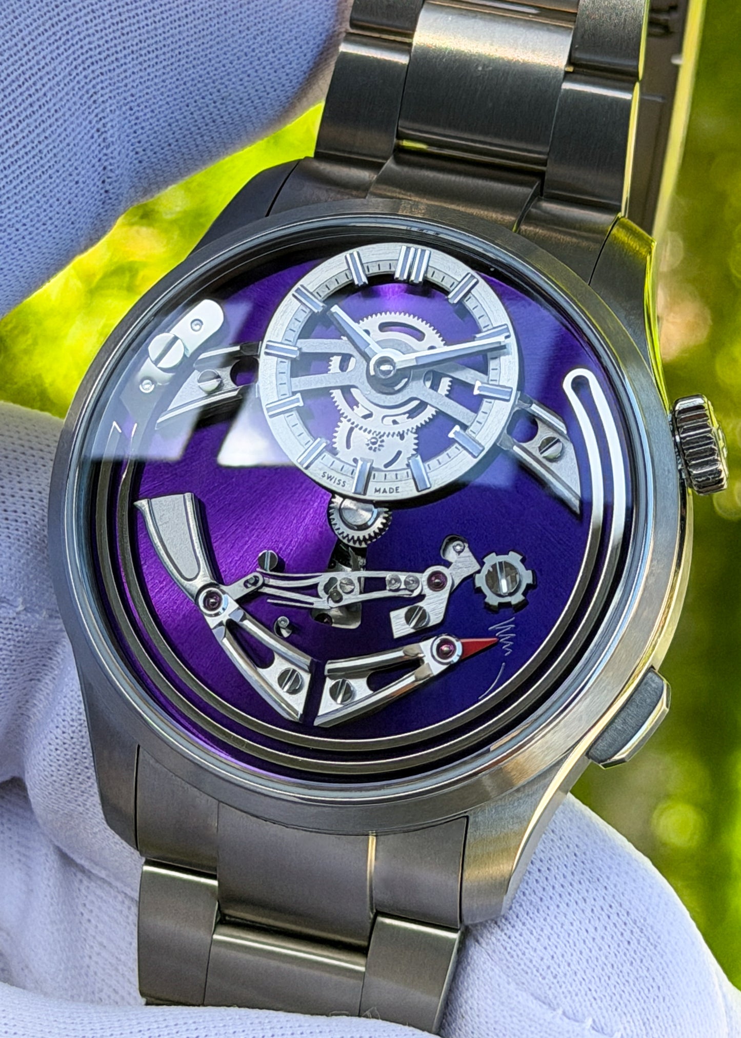 Christopher Ward C1 Bel Canto Viola w/ Titanium Bracelet - Serial #ADH-414 (Pre-Owned)