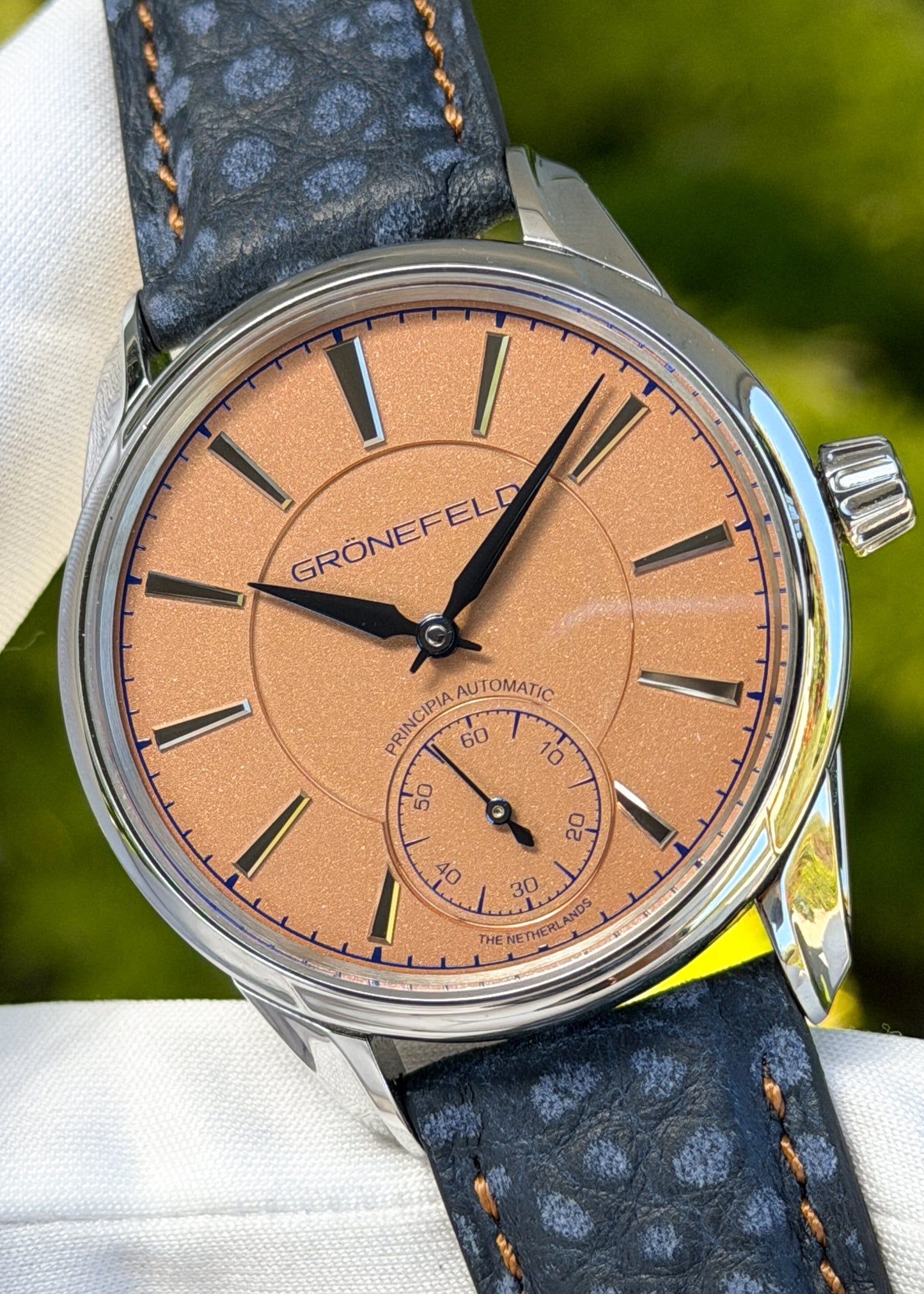 Grönefeld 1941 Principia Salmon Dial - Serial #40 (Pre-Owned)