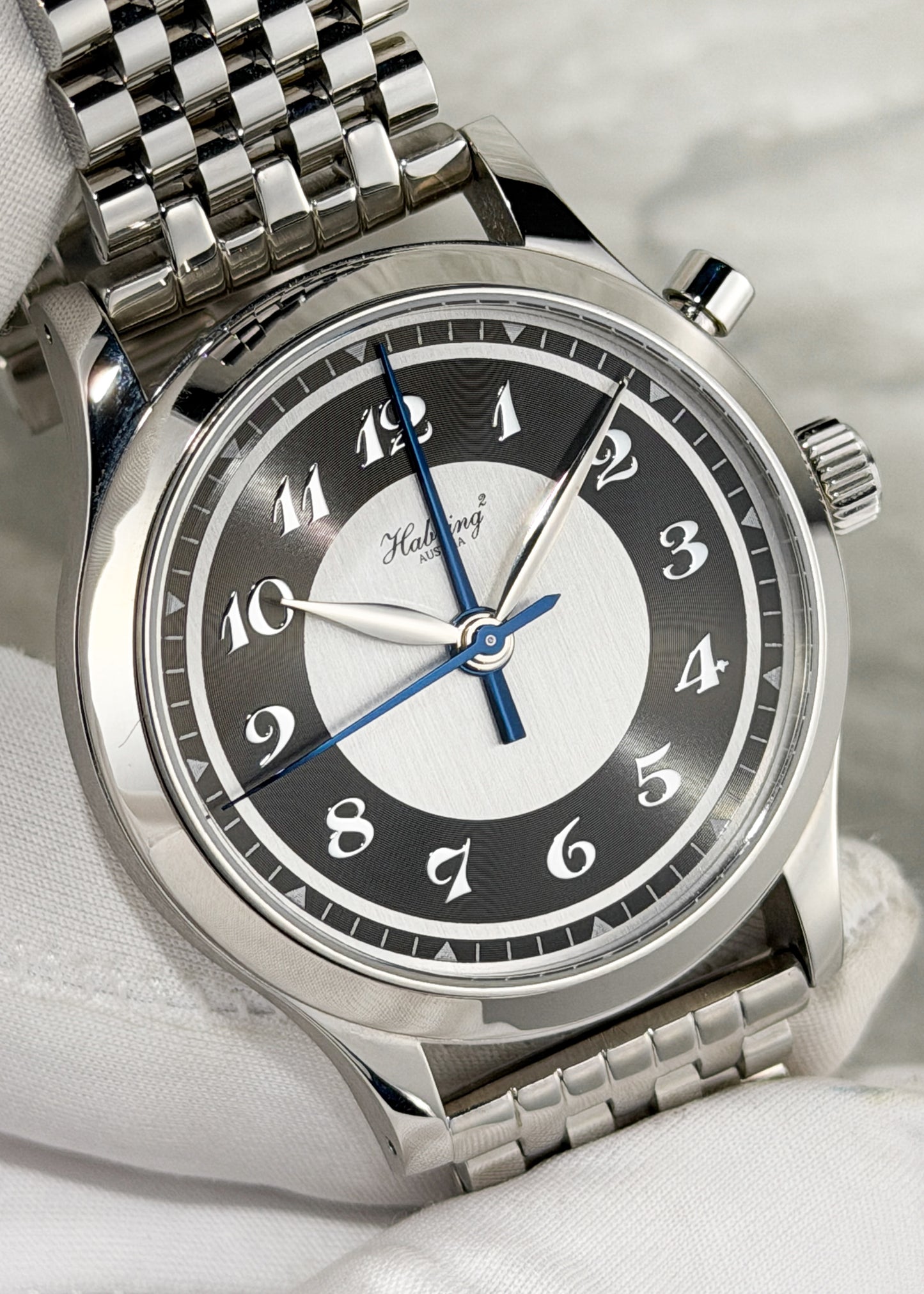 Habring² Chrono-Felix ZM "Tuxedo" w/ Stainless Steel Bracelet - Serial #2 (Pre-Owned)