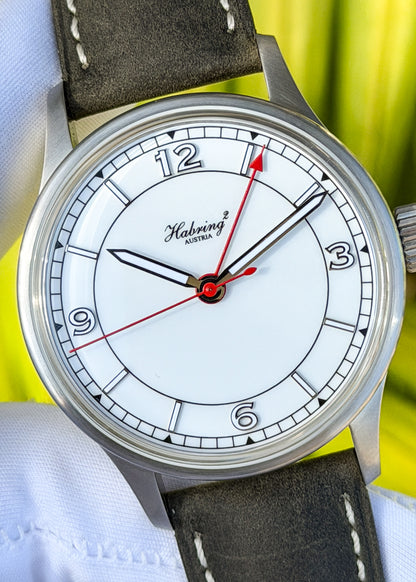 Habring² COS ZM Pusherless Chronograph White Dial w/ Automatic Winding - Serial #01-2022 (Pre-Owned)