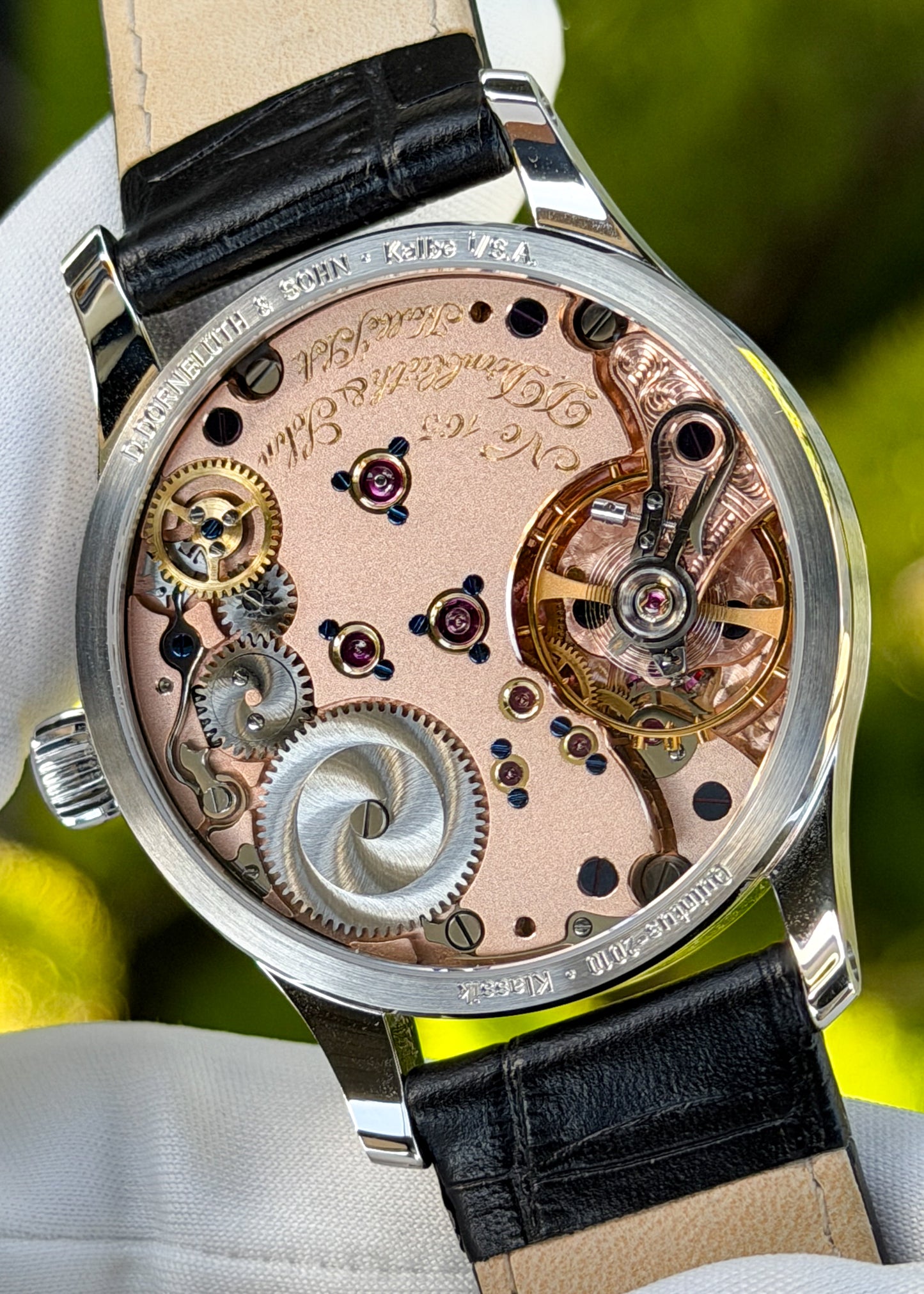 Dornblüth & Sohn Quintus 38.5 Klassik Engraved Dial - Serial #165 (Pre-Owned)