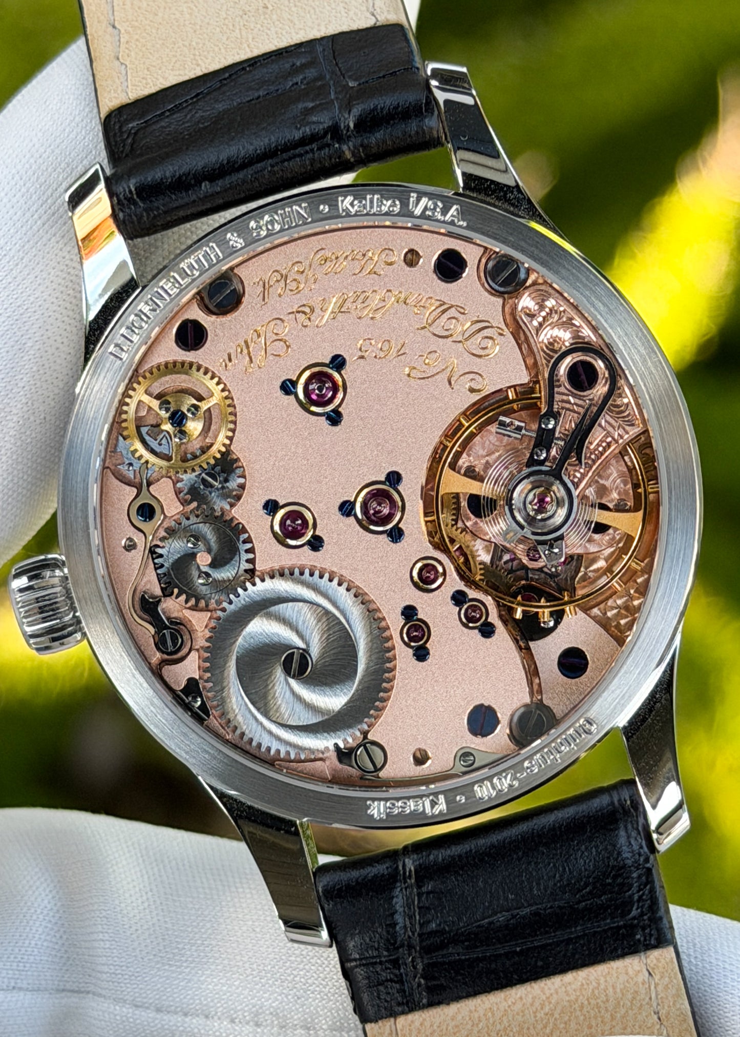 Dornblüth & Sohn Quintus 38.5 Klassik Engraved Dial - Serial #165 (Pre-Owned)
