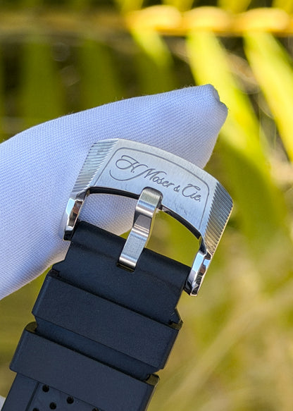 H. Moser & Cie. Pioneer Centre Seconds w/ Cosmic Green Dial - Serial #134474 (Pre-Owned)
