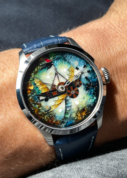 Deguiret "Drôle d’Oiseau" w/ Cloisonné Enamel Dial - Serial# DGT-010 (Pre-Owned)