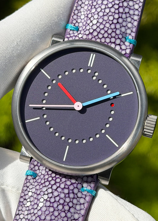 Ochs und Junior Date w/ Purple Dial and Multi-Colored Hands (Pre-Owned)