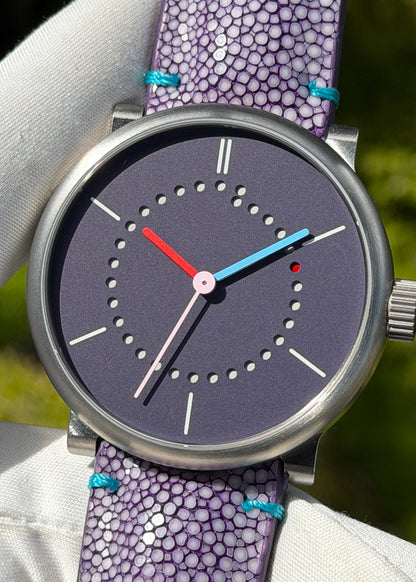 Ochs und Junior Date w/ Purple Dial and Multi-Colored Hands (Pre-Owned)