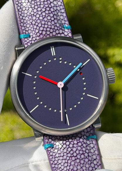 Ochs und Junior Date w/ Purple Dial and Multi-Colored Hands (Pre-Owned)