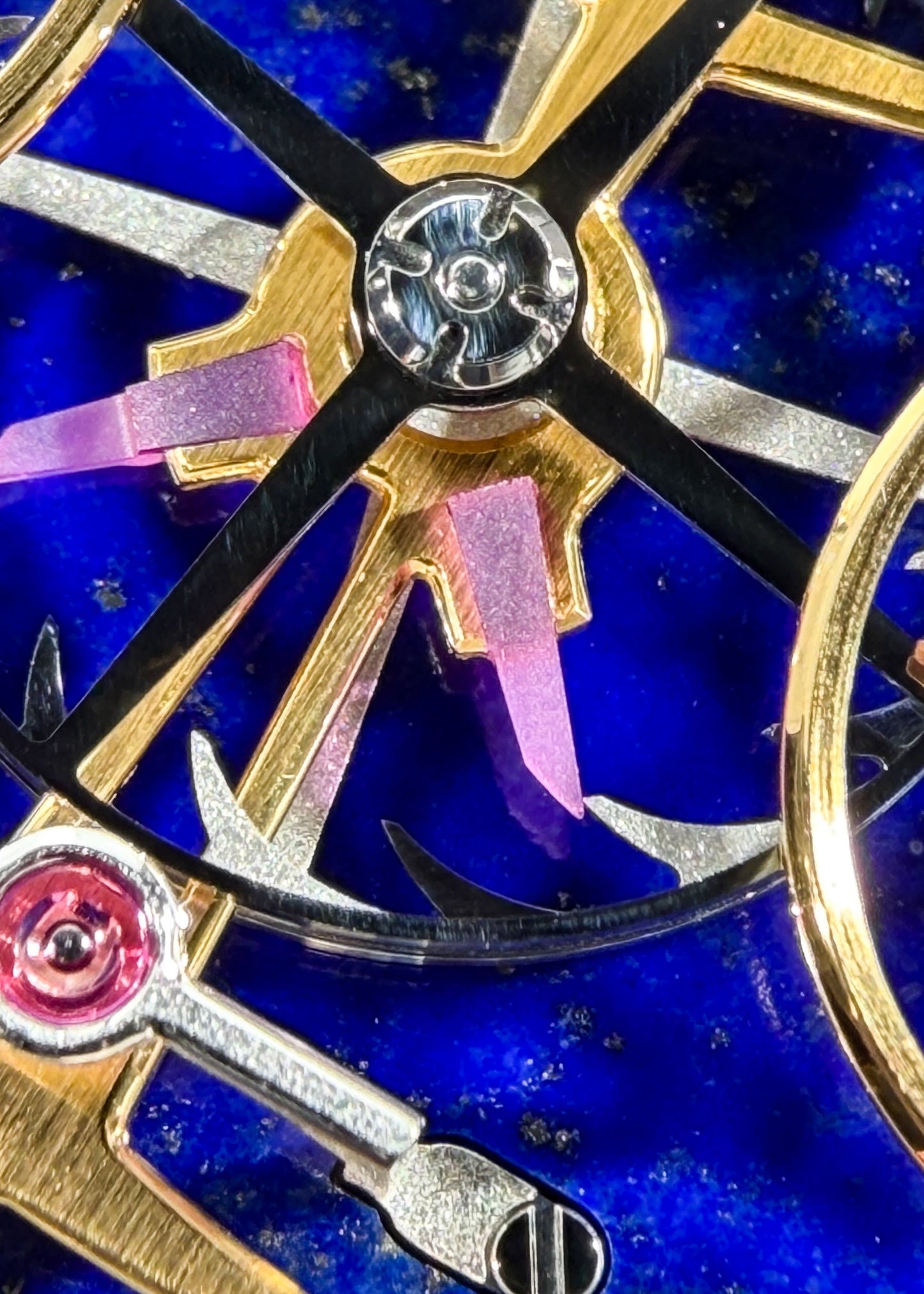 Emmanuel Bouchet 18 Karat White Gold "Complication One" w/ Lapis Dial - PIECE UNIQUE (Pre-Owned)