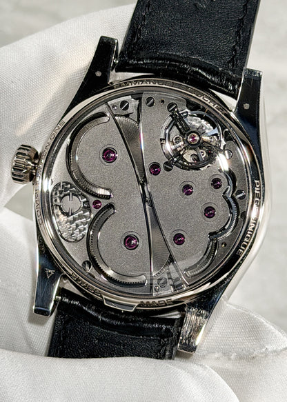 Emmanuel Bouchet 18 Karat White Gold "Complication One" w/ Lapis Dial - PIECE UNIQUE (Pre-Owned)