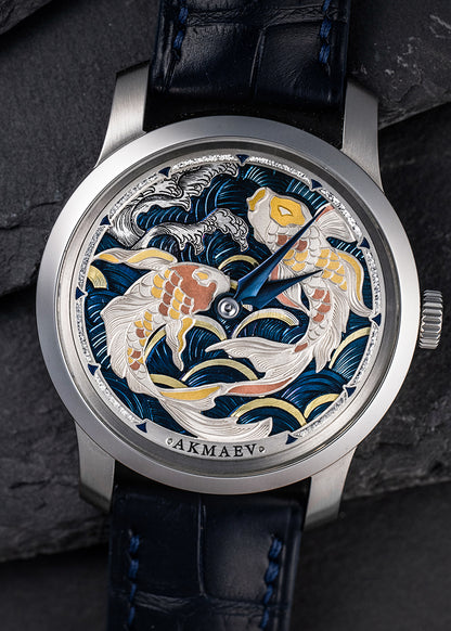 Akmaev Watches "Eternal Koi" Special Edition w/ Hand Engraved Dial - Serial #8/10 (Arriving October 2026)