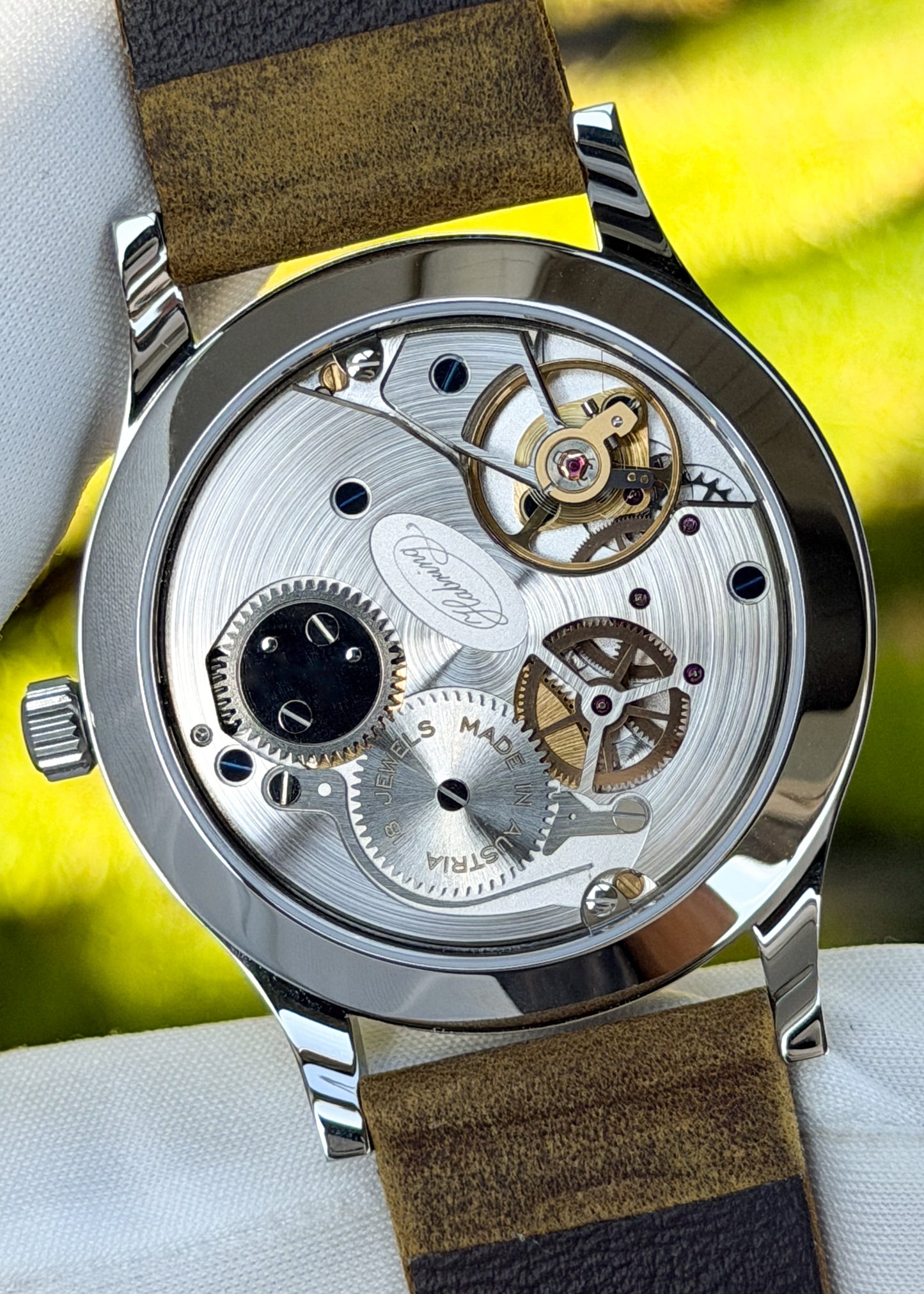 Habring² "Felix Sport" Brushed Blue Dial w/ Arabic Numerals and Syringe Hands (Pre-Order)