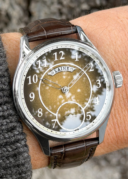 Laine Gelidus 2 Stainless Steel, Gradient Bronze/Brown Dial - Serial #8046 (Pre-Owned)