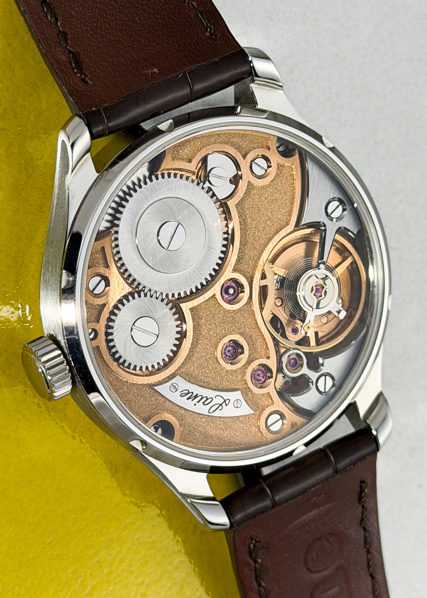 Laine Gelidus 2 Stainless Steel, Gradient Bronze/Brown Dial - Serial #8046 (Pre-Owned)