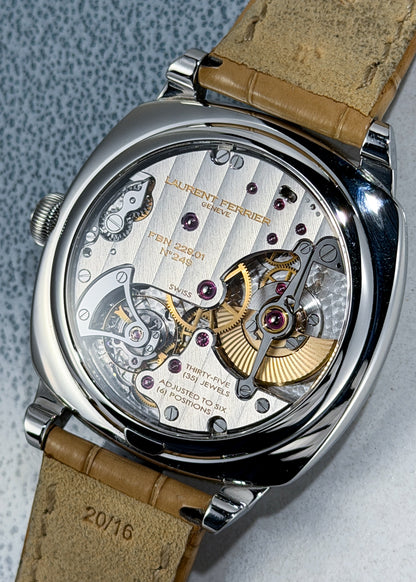 Laurent Ferrier Galet Square Micro-Rotor w/ Ice Blue Dial & Additional Dark Blue Dial - Serial #249 (Pre-Owned)