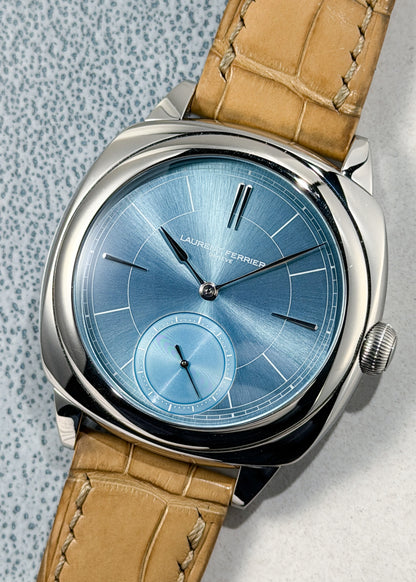 Laurent Ferrier Galet Square Micro-Rotor w/ Ice Blue Dial & Additional Dark Blue Dial - Serial #249 (Pre-Owned)