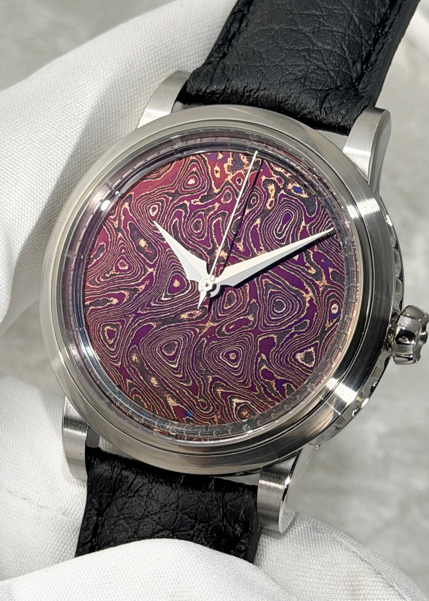 GoS Sarek "Afterglow" w/ Purple Damascus Dial - Serial #HBTS.1 (IN STOCK)