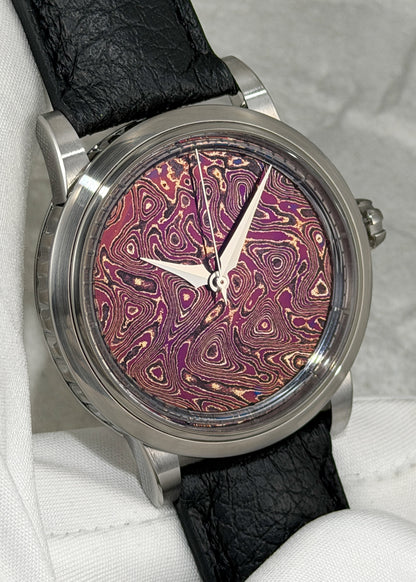 GoS Sarek "Afterglow" w/ Purple Damascus Dial - Serial #HBTS.1 (IN STOCK)