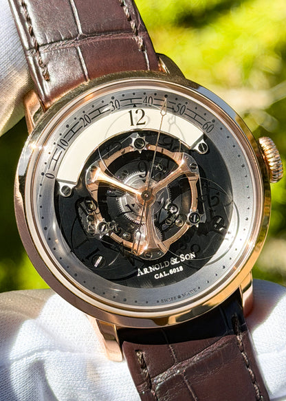 Arnold & Son Golden Wheel w/ MOP Minute Track Special Edition - Serial #323101044 (Pre-Owned)