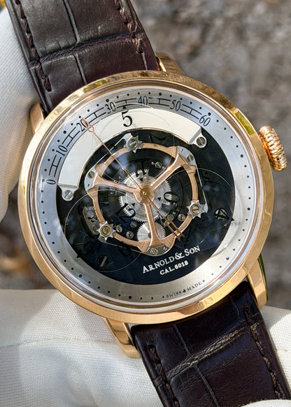 Arnold & Son Golden Wheel w/ MOP Minute Track Special Edition - Serial #323101044 (Pre-Owned)