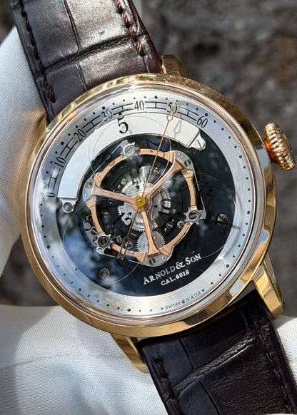 Arnold & Son Golden Wheel w/ MOP Minute Track Special Edition - Serial #323101044 (Pre-Owned)