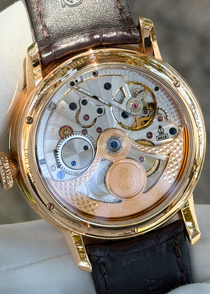Arnold & Son Golden Wheel w/ MOP Minute Track Special Edition - Serial #323101044 (Pre-Owned)