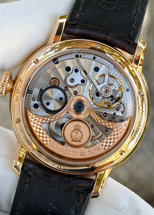 Arnold & Son Golden Wheel w/ MOP Minute Track Special Edition - Serial #323101044 (Pre-Owned)