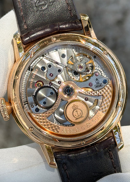 Arnold & Son Golden Wheel w/ MOP Minute Track Special Edition - Serial #323101044 (Pre-Owned)