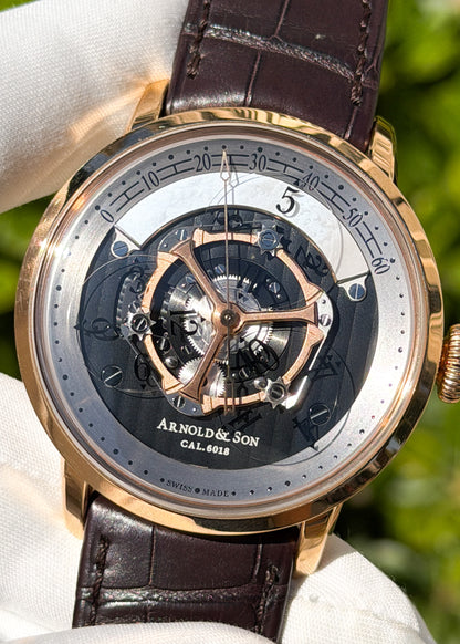 Arnold & Son Golden Wheel w/ MOP Minute Track Special Edition - Serial #323101044 (Pre-Owned)