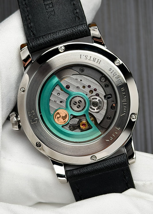 GoS x Horology By The Sea Sarek "Northern Lights" Boutique Edition w/ Green Nano-Ceramic Damascus Dial - Serial #HBTS.1 (IN STOCK)