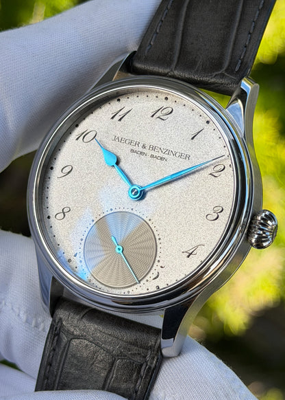 Jaeger & Benzinger Edition 1 Rhodium/Silver Dial w/ Arabic Numerals (Pre-Owned)