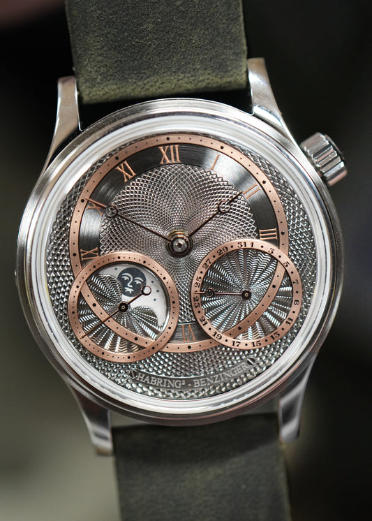 Habring² x Benzinger Stainless Steel "Jorge" w/ Guilloché Dial  (Pre-Order)