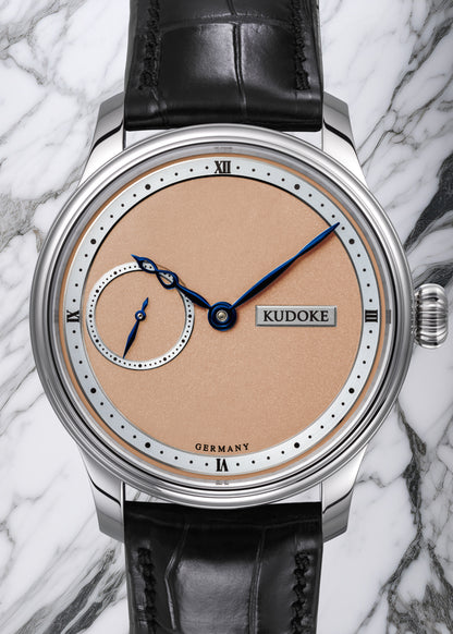 KUDOKE "Kudoke 1" Stainless Steel w/ Salmon Dial (Pre-Order)